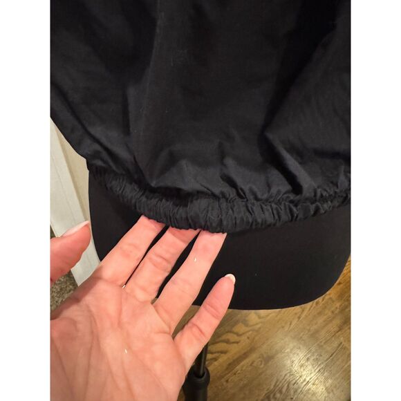 Who What Wear Black Embroidered Off-Shoulder Blouse Size N Floral Top - Picture 4 of 8